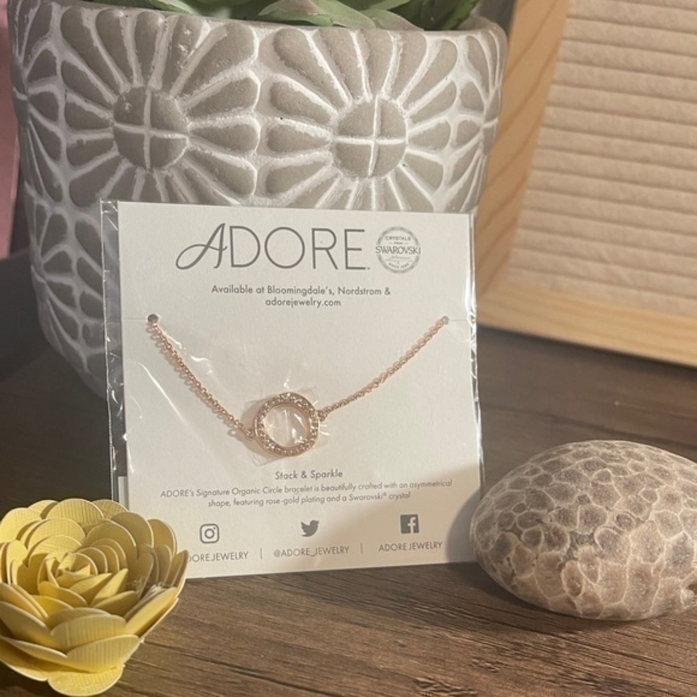 Adore by Swarovski Organic Circle Bracelet